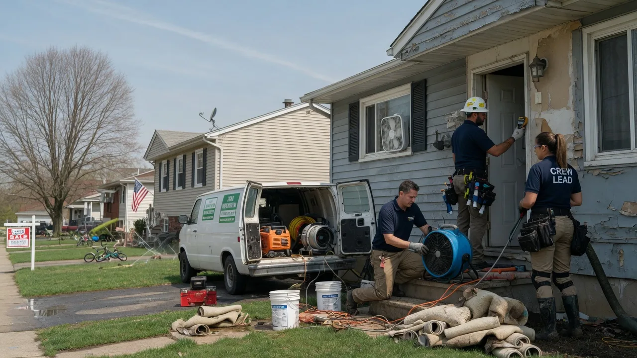 Flood Cleanup in Broadway, OH near me