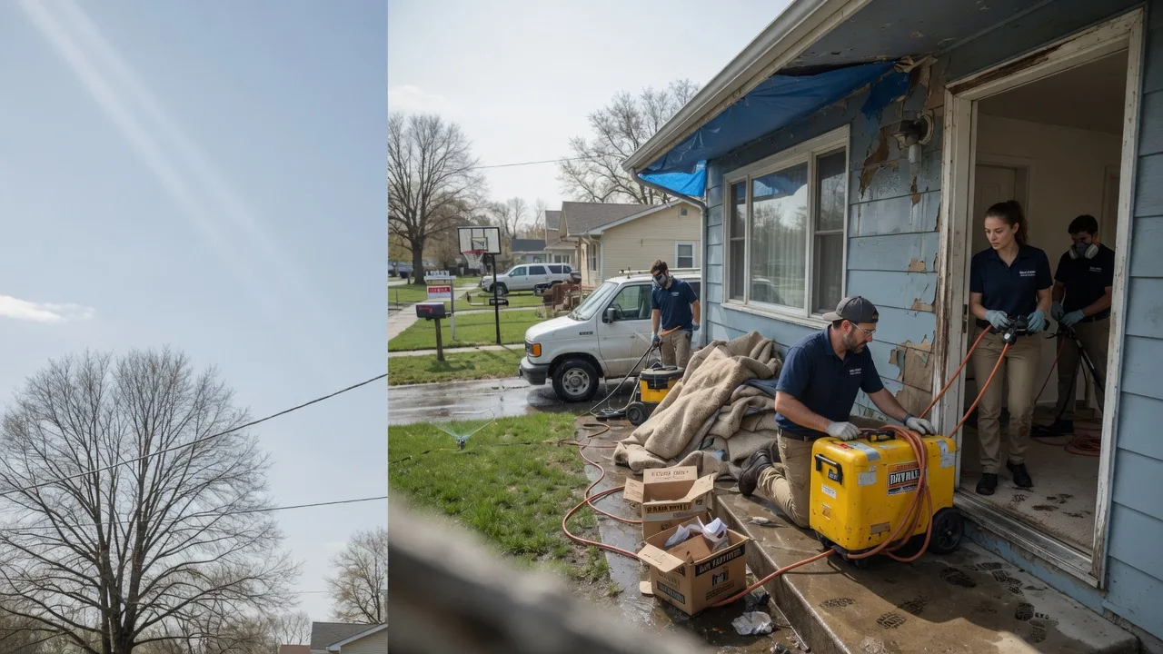 Basement Flood Cleanup in Broadway, OH near me